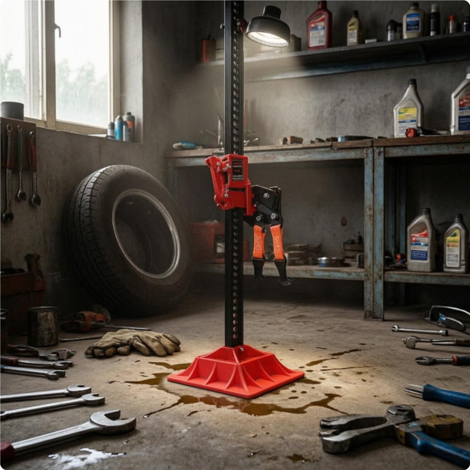Car Lift - Piastra di supporto per cric a